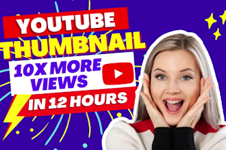 do cartoon sport outstanding eye catchy youtube thumbnail