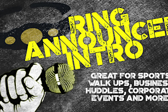 record a wrestling or MMA style ring announcer voiceover