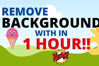 remove background from photo in one hour
