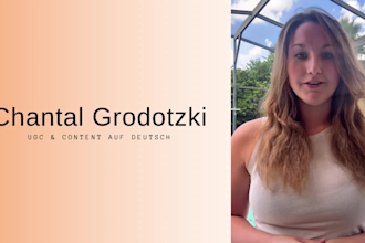 create authentic ugc in english as a native german speaker