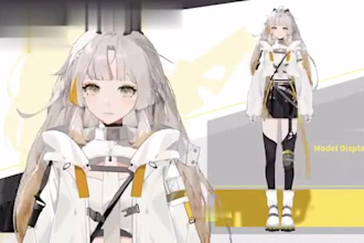 draw vtuber model, live2d vtuber model, vtuber, live2d vtuber,