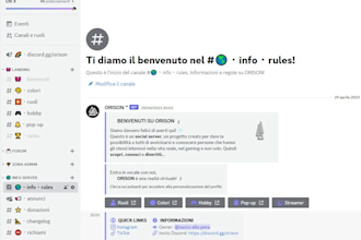 creo il tuo server discord professionale