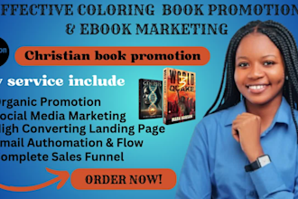 do effective coloring book promotion, christian book promotion, ebook marketing