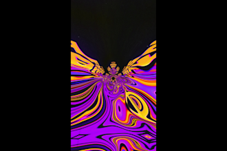 design psychedelic album artwork for your music