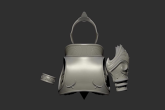sculpt 3d cosplay props 3d airsoft gun model accessory 3d weapon for 3d printing