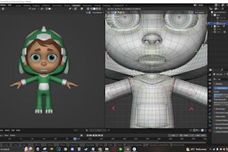 rig your character in blender