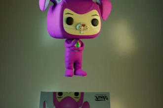 create 3d funko pop, pop art, 3d bjd model, chibi cartoon model for 3d printing