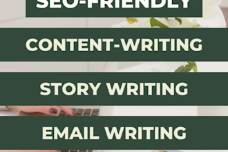 write tech blog posts and technical, SEO
