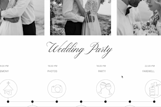 design a website as beautiful as your wedding