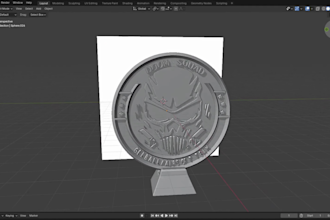 convert 2d to 3d, coin, logo, cnc, model, bas reliefs, stl file for printing