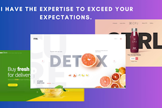 create a responsive wordpress and product landing page using elementor or code