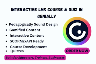 build interactive pedagogically sound course quiz on genially author tools lms