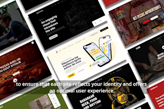 create a wordpress website using elementor or divi