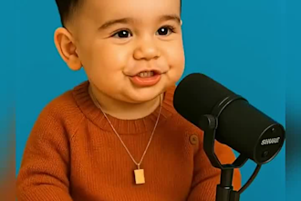create a viral ai baby voice podcast to bring your ideas to life