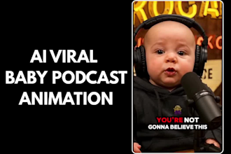 do viral ai talking baby video ai baby podcast for youtube cashcow and tiktok