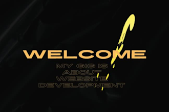 do website designing, full stack development
