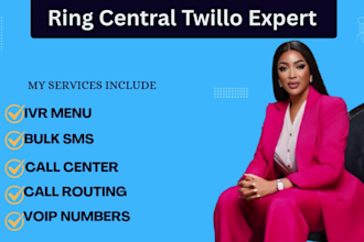 install and customize voip solutions like ringcentral, vitalpbx, and ai chatbot