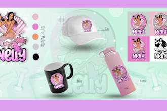 design a professional brand kit, brand identity and style guide