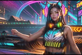 create realistic animation for ai music video ai video art ai animation