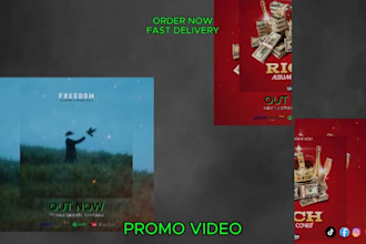 do music promo video visualizer for instagram youtube