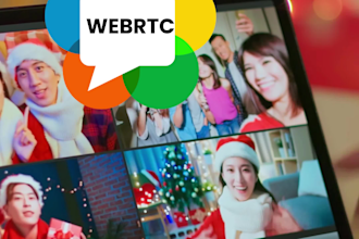 develop webrtc video calls and screen sharing app