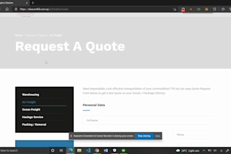 create trucking, logistics dispatch, freight website with live tracking system