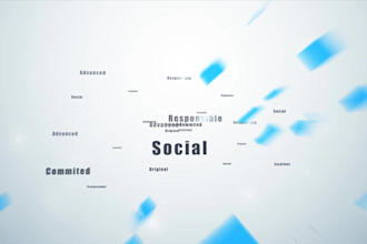 make a texts or keywords to logo reveal