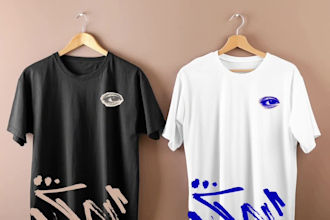 create  clothes design with 3d mockups