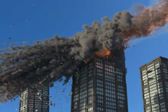 do pyro explosion, fire, smoke, destruction, particles simulation in houdini fx