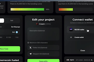 build crypto web3 staking dapp and smart contract, solana evm ton tron sui