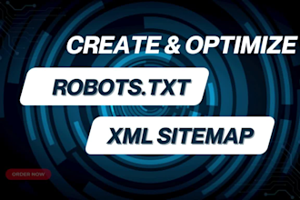 create optimized XML sitemap and robots txt for SEO success