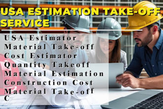 do city permit mep hvac construction cost estimation quantity material takeoff