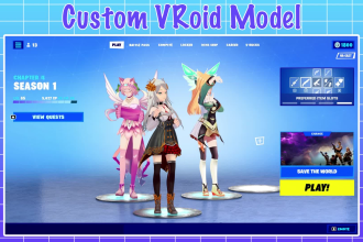 create custom 3d vroid or 3d vtuber model character design for your vr chat