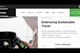 develop high converting ev car charging website with booking features