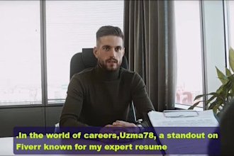 do CV editing and CV writing as a professional CV builder