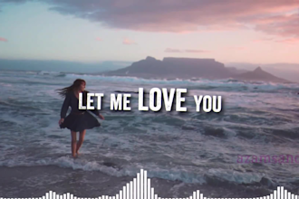 make awesome animated lyric video