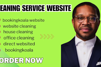 build cleaning service website house office cleaning booking koala website