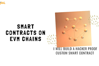 craft a custom smart contract on evm chains