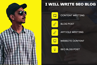 write SEO content writing, article write and blog posts
