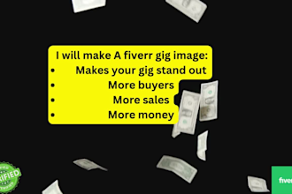 design a fiverr gig image that attracts buyers