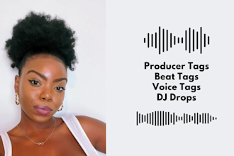 record female voice tags, producer tags, beat tags, dj drops