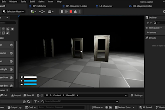 do full game development with unreal engine blueprints