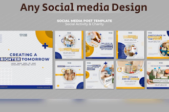 make facebook, instagram post for your business or personal