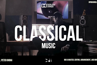 mix and master classical, instrumental music professionally