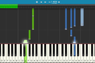 create a synthesia piano tutorial video in 24 hours or less