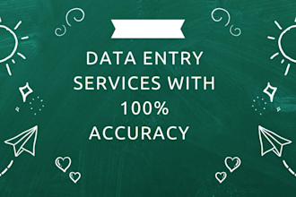 do data entry in excel, database, copy paste, data collection