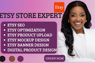 etsy store setup etsy seo listing  etsy product listing etsy sales promotion