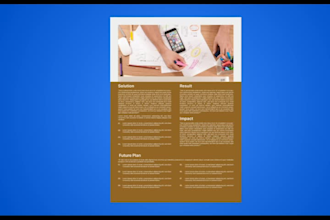 design urgent flyer, business one pager flyer design for your business