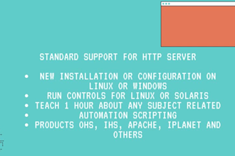streamlined http server install, configure, teach, support