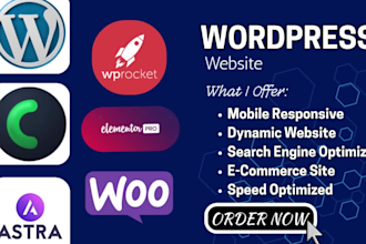 build dynamic wordpress website, landing page with crocoblock